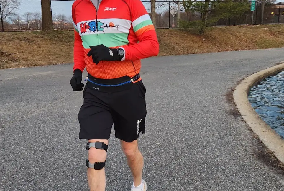 Ray Cushmore wearing kneemo